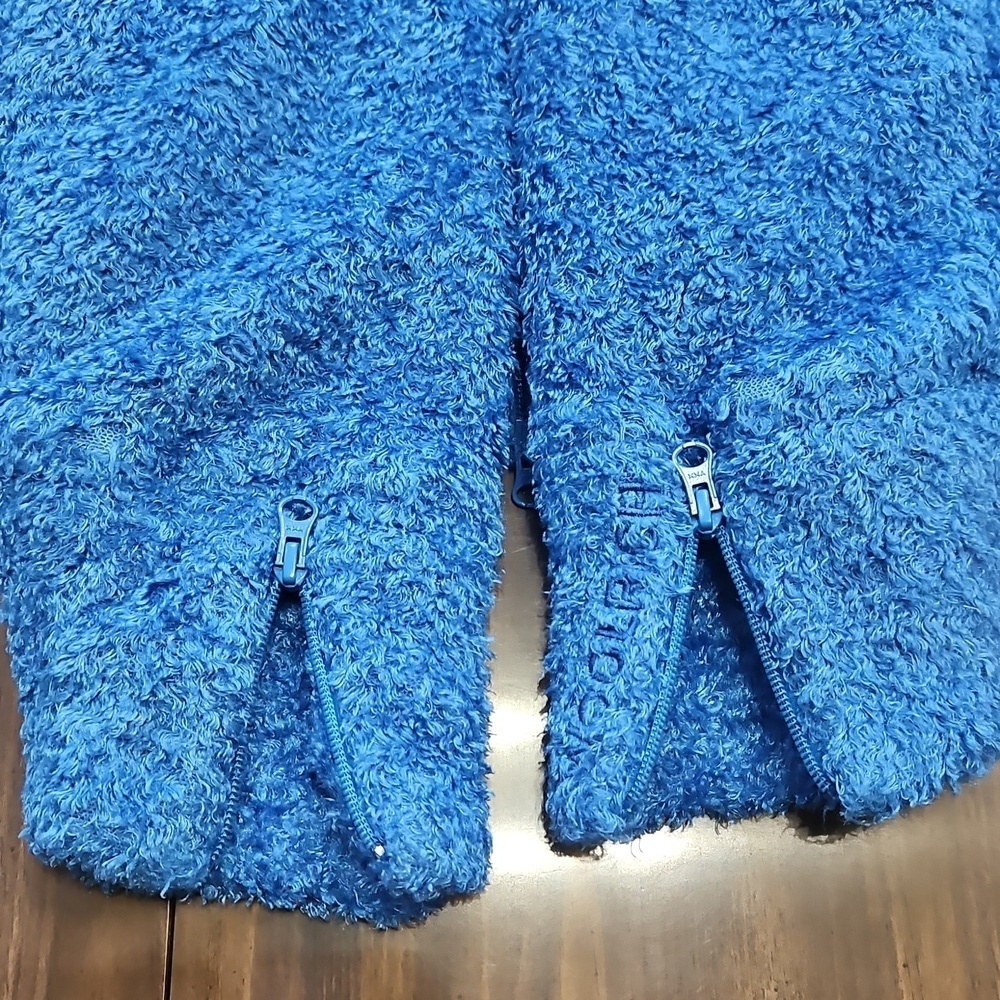 Woolrich Blue Fleece Zip-Up Jacket - Picture 7 of 14